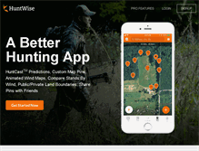 Tablet Screenshot of huntwise.com